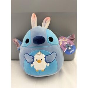 Squishmallows Disney Lilo & Stitch Plush Stuffed Toy Small Blue Bunny Ears Chick